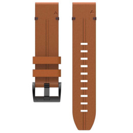 Nail læder urrem easyfit til Garmin Approach S72 (43mm) - Chestnut Oak